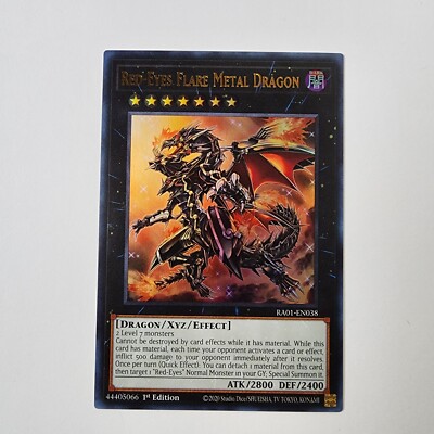 Red-Eyes Flare Metal Dragon - RA01-EN038 - Ultra Rare - NM - First Ed - Yugioh-image