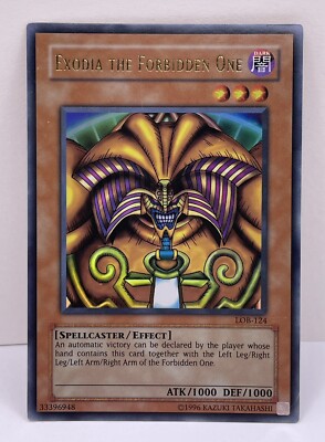 Yu-Gi-Oh! TCG Exodia the Forbidden One Legend of Blue Eyes White Dragon LOB-124-image