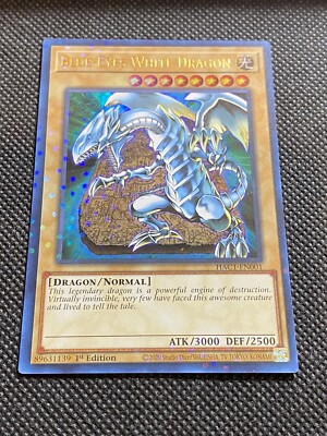 YuGiOh! - Blue-Eyes White Dragon HAC1-EN001 Duel Terminal Ultra 1st Edition NM-image