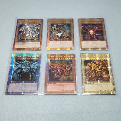 Yugioh 25th Egyptian Gods + Blue Eyes + Dark Magician + Red Eyes Quarter Century-image
