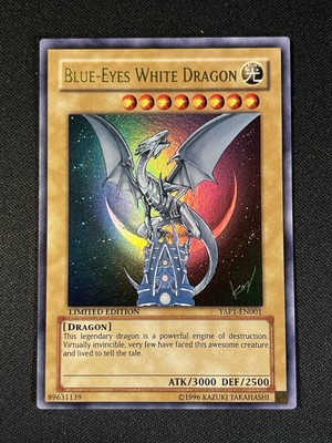 Blue-Eyes White Dragon YAP1-EN001 Anniversary Pack Limited Edition Yugioh-image