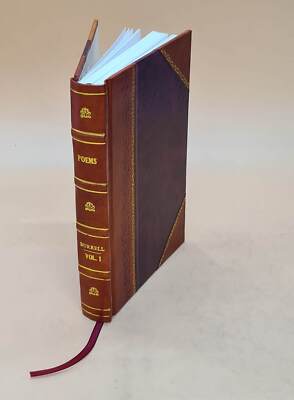 Poems Volume 1 1793 By Burrell, Sophia, Lady [Leather Bound]-image