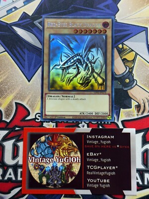 Yugioh Red-Eyes Black Dragon GFP2-EN176 Ghost Rare MINT-image