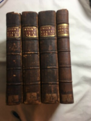 Miscellaneous Tracts by Michael Geddes 1709 4 Vol Set Full Leather Very Good-image