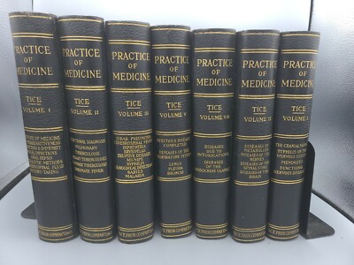 Practice Of Medicine Frederick Tice - Incomplete set: 7/10 Volumes -image