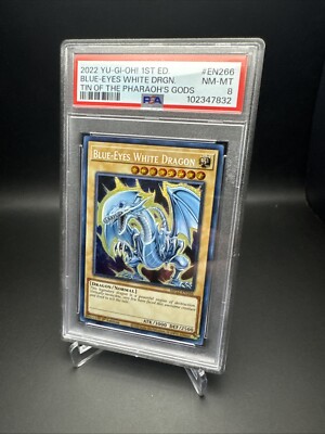 Blue-Eyes white Dragon MP22-EN266 1st Edition 2022 YUGIOH PSA 8-image
