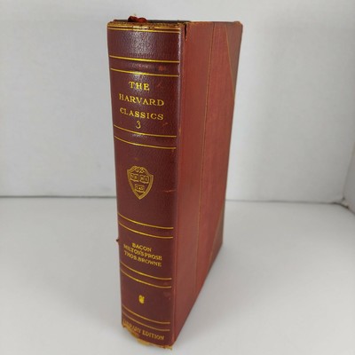 Harvard Classics 3 Bacon Milton Browne Library Edition 1909 Collier Set #363-image