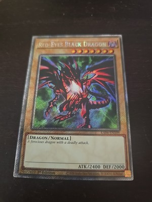 red eyes black dragon (4th Art) (Platinum Secret Rare) Quarter Century Stampede -image