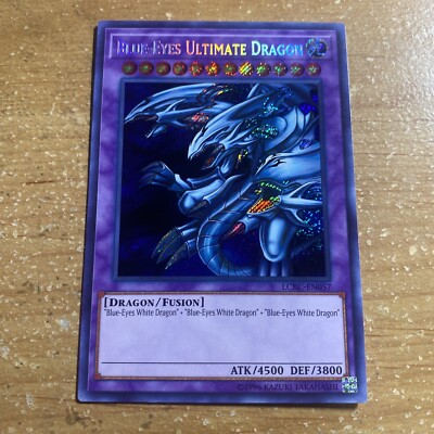 🔥 Yugioh Blue-Eyes Ultimate Dragon LCKC-EN057 SECRET RARE NEAR MINT KAIBA-image