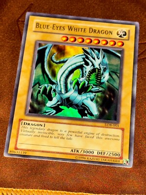 Blue-Eyes White Dragon LOB-001 The Legend of Blue Eyes White Dragon-image