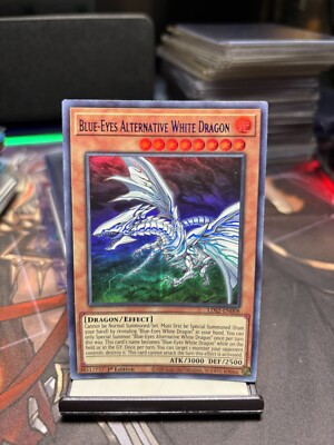 Yu-Gi-Oh! Blue-Eyes Alternative White Dragon 1st Ed. LDS2-EN008 Ultra Blue NM x1-image