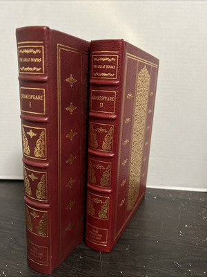 The Plays and Sonnets of William SHAKESPEARE: Vol 1-2 Franklin Library Set-image