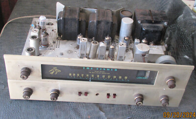 Fisher 400 FM Multiplex STEREO TUBE RECEIVER  GOLD FACEPLATE-image