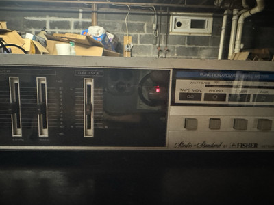 Fisher Integrated Stereo Amplifier CA-35 Vintage Powers On Untested Very Nice!-image