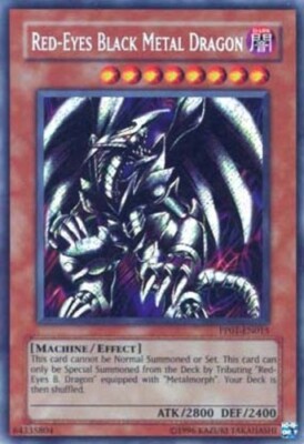 Yugioh! LP Red-Eyes Black Metal Dragon - PP01-EN015 - Secret Rare - Unlimited Ed-image