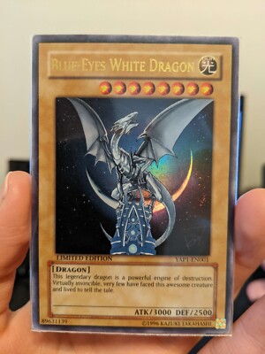 Yu-Gi-Oh! Blue-Eyes White Dragon - YAP1-EN001 - UR - Limited Edition NM/LP-image