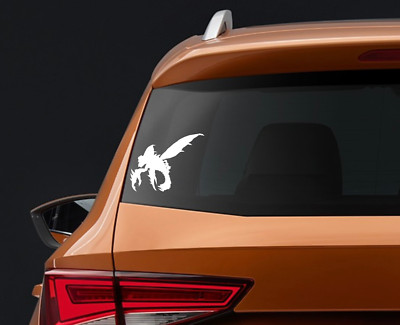 Vinyl Decal Car Truck Sticker - Godzilla Kajui Megaguirus You Pick Size & Color-image