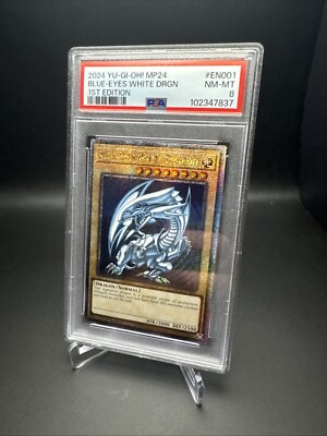 Blue-Eyes Wht Dragon MP24-EN001 1st Edition 2024 YUGIOH PSA 8-image