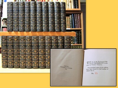 LIMITED EDITION #95/500 Testimonial THOMAS B MOSHER Complete Set Bibelot 21 vol-image