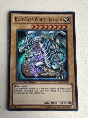 Yugioh Blue-Eyes White Dragon LC01-EN004 Ultra Rare Limited Edition-image