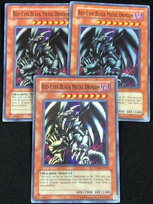 YUGIOH RED-EYES BLACK METAL DRAGON PP01-EN015 SUPER X3 (NM)-image