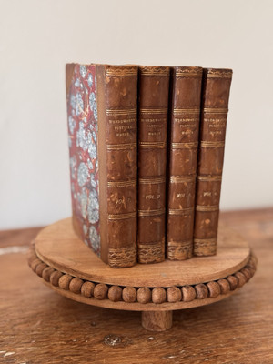 Antique 19c Complete Set The Poetical Works Of William Wordsworth London 1832-image