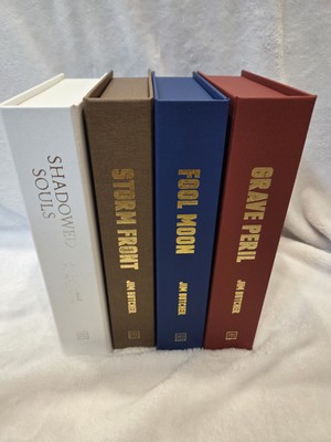 Dresden Files MATCHING LETTERED SET | Jim Butcher | SIGNED | +RIGHTS | Grim Oak-image