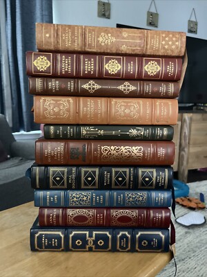 franklin library leather book set-image