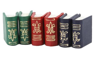 Dollhouse Leather Engraved Cover Bound Books Country Store Shop Accessory-image
