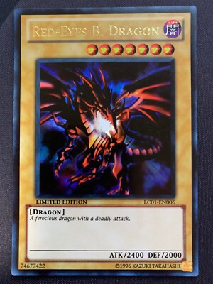 YuGiOh! Red-Eyes B. Dragon Ultra Rare LC01-EN006 Limited Edition NM-image