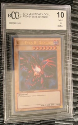 Red-Eyes B. Dragon Yugioh 2010 Legendary Collection BccG 10 Mint-image