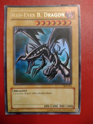 Red Eyes Black Dragon | SDJ-001 | Yu-Gi-Oh Card | Ultra Rare-image