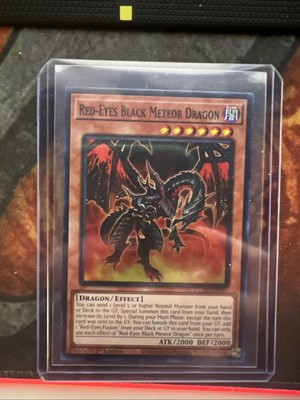 Yu-Gi-Oh! TCG Red-Eyes Black Meteor Dragon SR Duelist Nexus DUNE-EN095 1st Ed-image