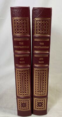 The Fountainhead by Ayn Rand,  2 Volume Set - Easton Press-image