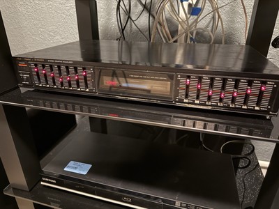 Fisher EQ 867 Stereo Graphic Equalizer 7 Band Home Stereo Vintage-image