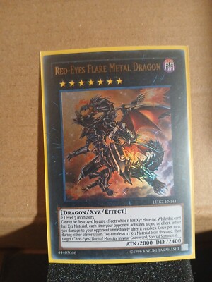Yu-Gi-Oh! Red-Eyes Flare Metal Dragon Unlimited LDK2-ENJ41 Ultra Rare NM/LP x1-image
