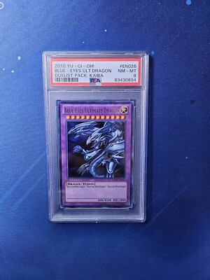 yugioh dpkb-en026 blue-eyes ultimate dragon 2010 psa8-image