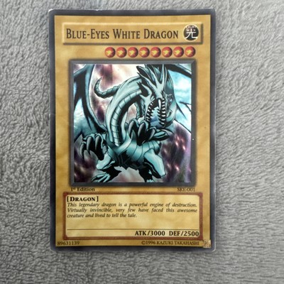 SKE-001 Blue-Eyes White Dragon Super Rare 1st Edition NM Yugioh Card-image