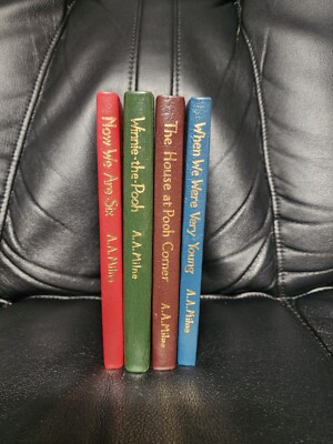 Winnie-the-Pooh EASTON PRESS Complete Set of 4 Leather, A.A. Milne-image