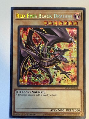 YUGIOH - Red-Eyes Black Dragon - MP24-EN054 - Prismatic Secret Rare - ALT ART-image