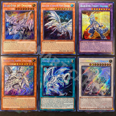 Blue-Eyes White Dragon Boss Monster Bling Alternative Jet Spirit Secret 1st NM-image