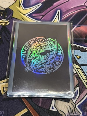 Blue Eyes White Dragon Sleeves 15 Pack Unopened Yu-Gi-Oh Trading Cards-image