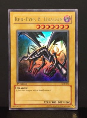 Red-Eyes B. Dragon 1st Edition | Ultra Rare | SDJ | Lightly Played | English-image