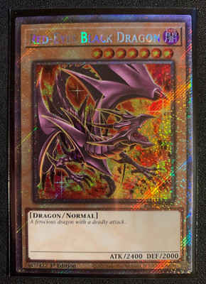 Red-Eyes Black Dragon (Platinum Secret Rare) - Yugioh #1-image