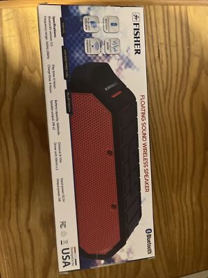 Fisher FBT455R  Floating Waterproof Wireless Bluetooth IPX7 Speaker Rechargeable-image