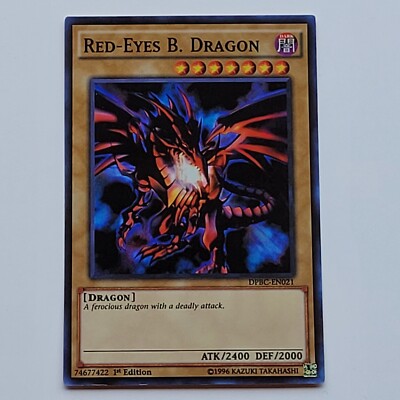 Yugioh - Red-Eyes Black Dragon - DPBC-EN021 - NM - Super Rare - Holo - 1st 2015-image