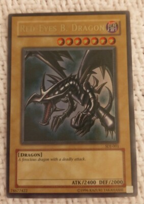Yu-Gi-Oh! Red Eyes B. Dragon, Joey, SDJ-001, Ultra Rare, Lightly Played-image