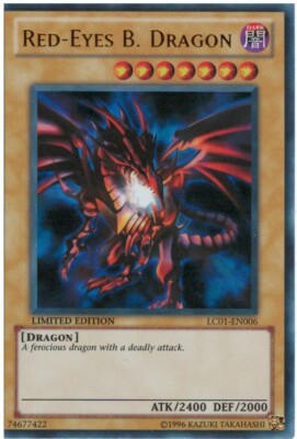 Roll over image to zoom in Yu-Gi-Oh! - Red-Eyes B. Dragon (LC01-EN006) - Legenda-image