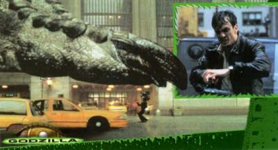 INKWORKS - GODZILLA SUPERVUE WIDEVISION MOVIE P1 INSERT PROMO CARD 1998-image