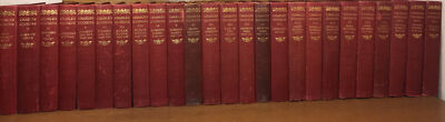 Complete Works Of Charles Dickens! 1911 25 Volumes Old books Complete Set-image
